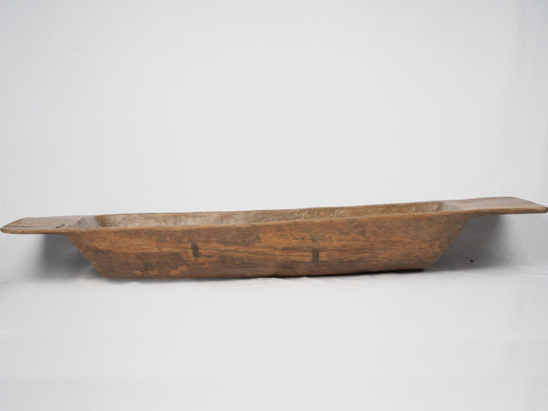 Large Primitive French Wooden Trough 76½"