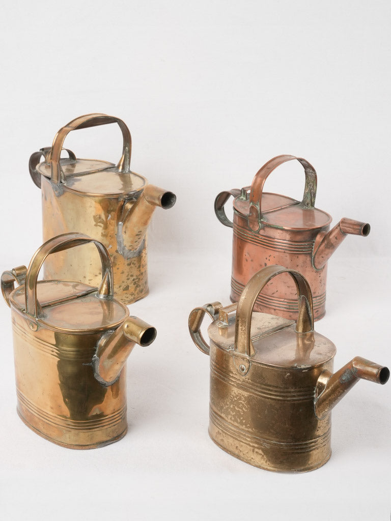 Antique French copper watering can