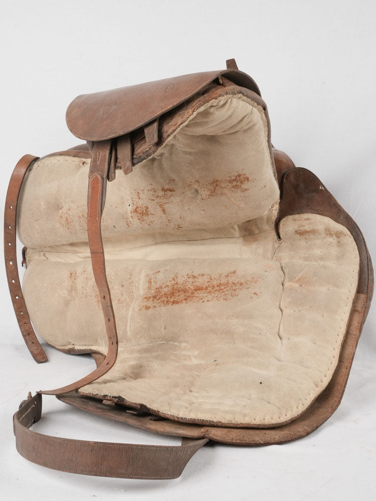 Aged leather Camargue tack