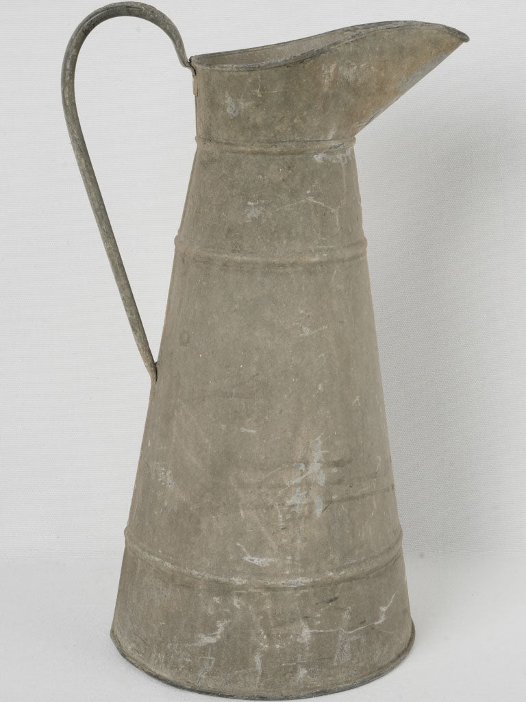 Charming antique zinc pitcher