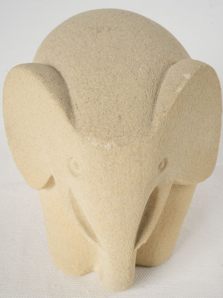 Mid-century Belgian elephant statuette