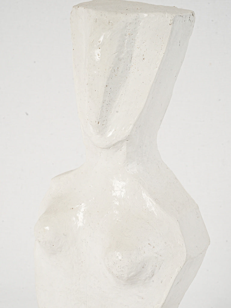 Dynamic nude female figure sculpture