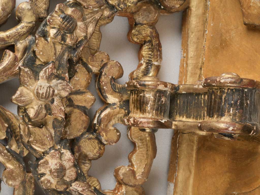 Elegant, antique wall brackets