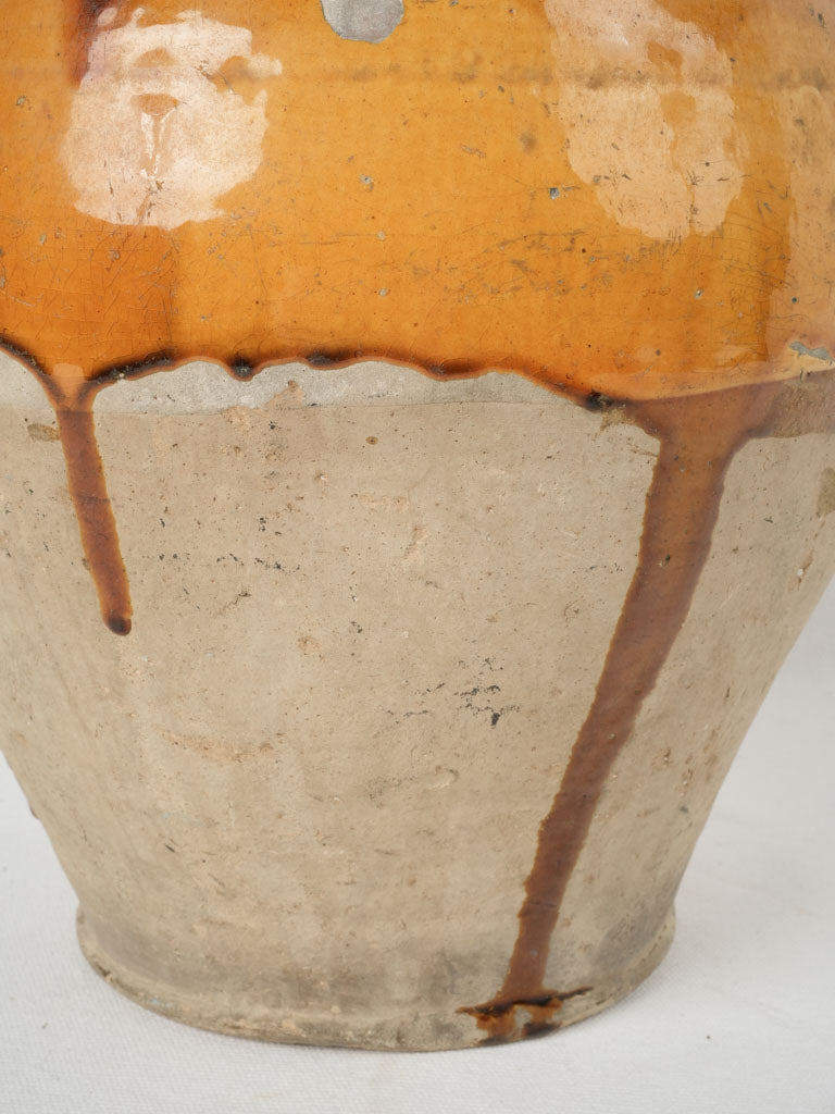 Traditional rustic terracotta water jug