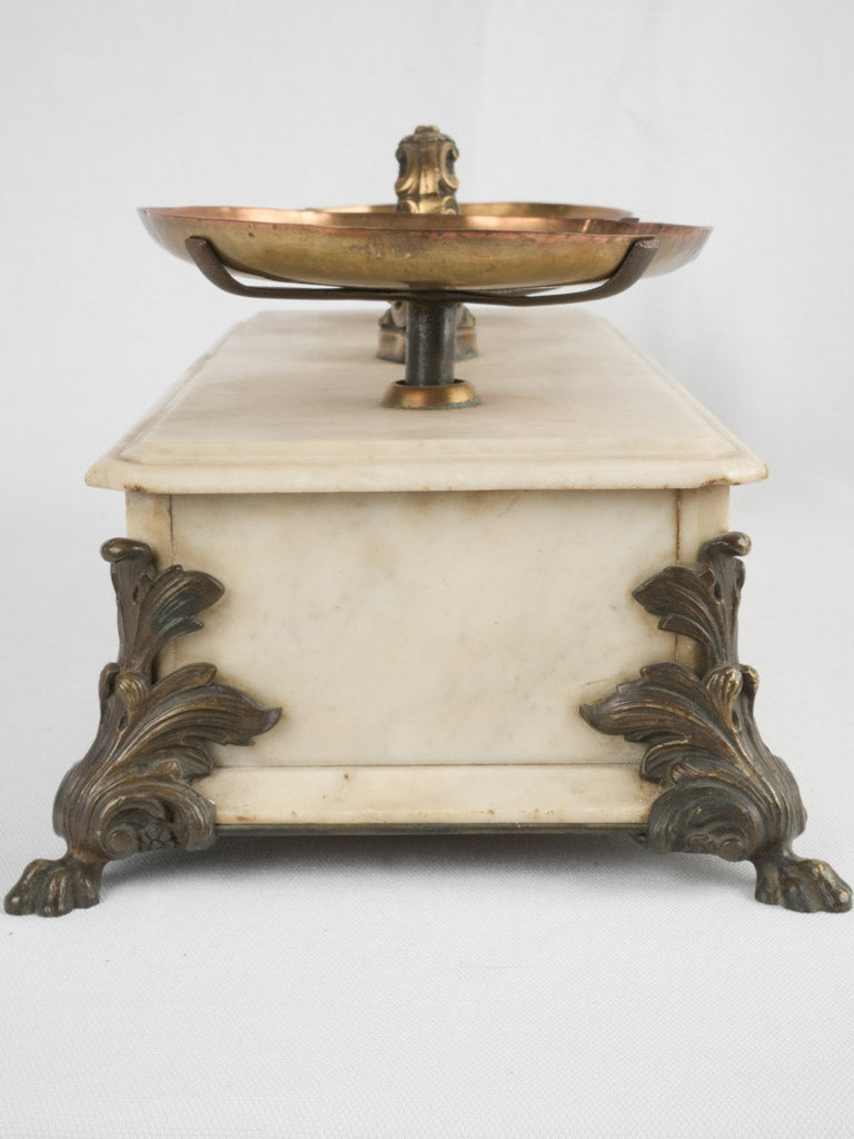 Napoleon III marble pharmacy scales