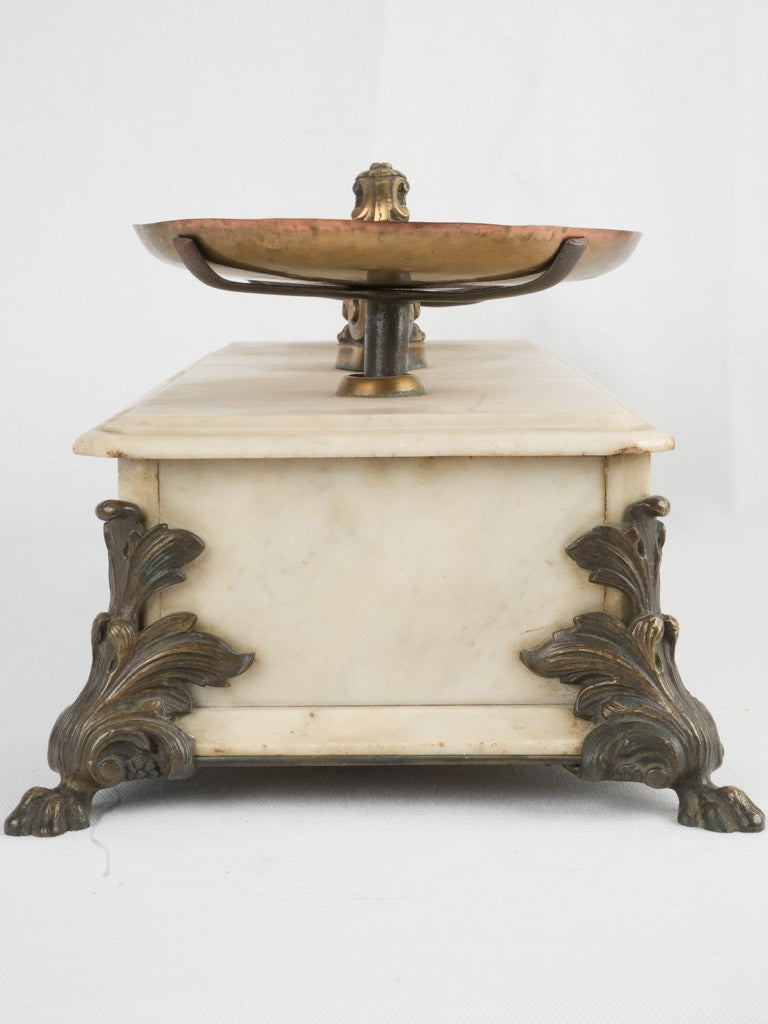 Napoleon III marble pharmacy scales