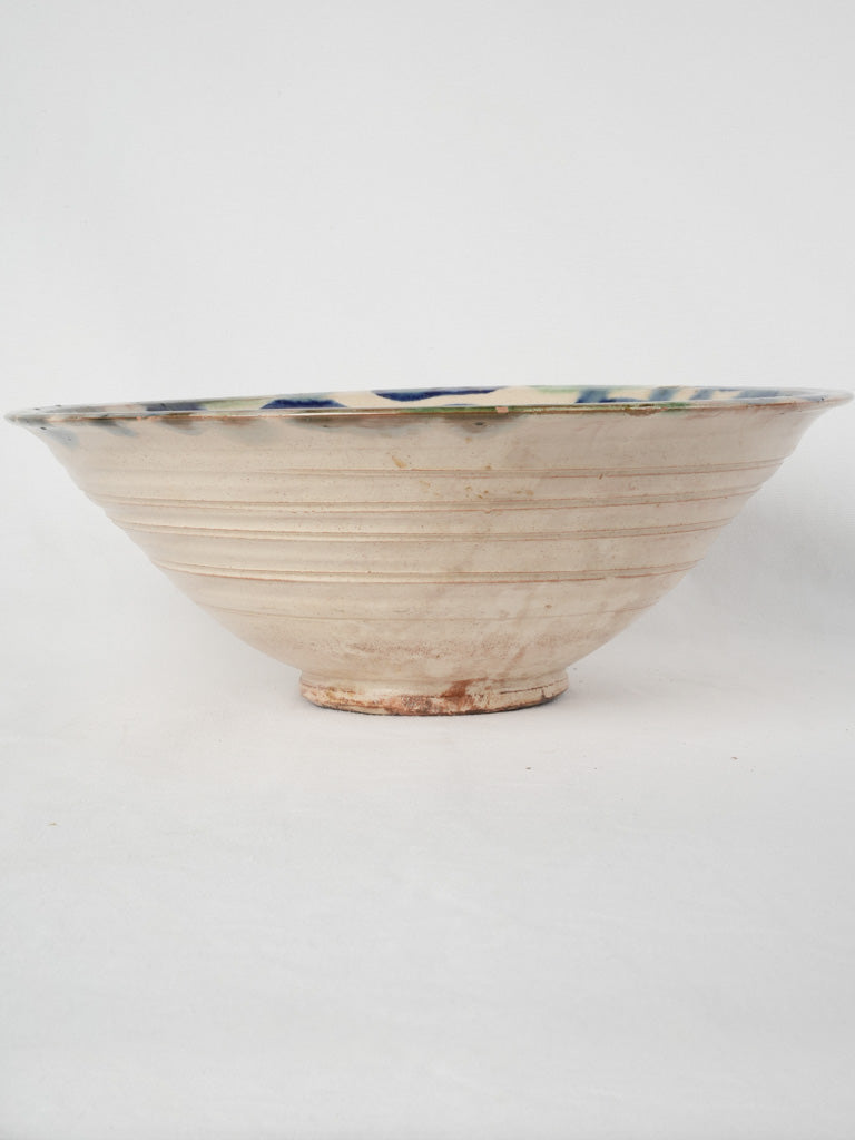 Andalusian vintage decorative Lebrillo bowl