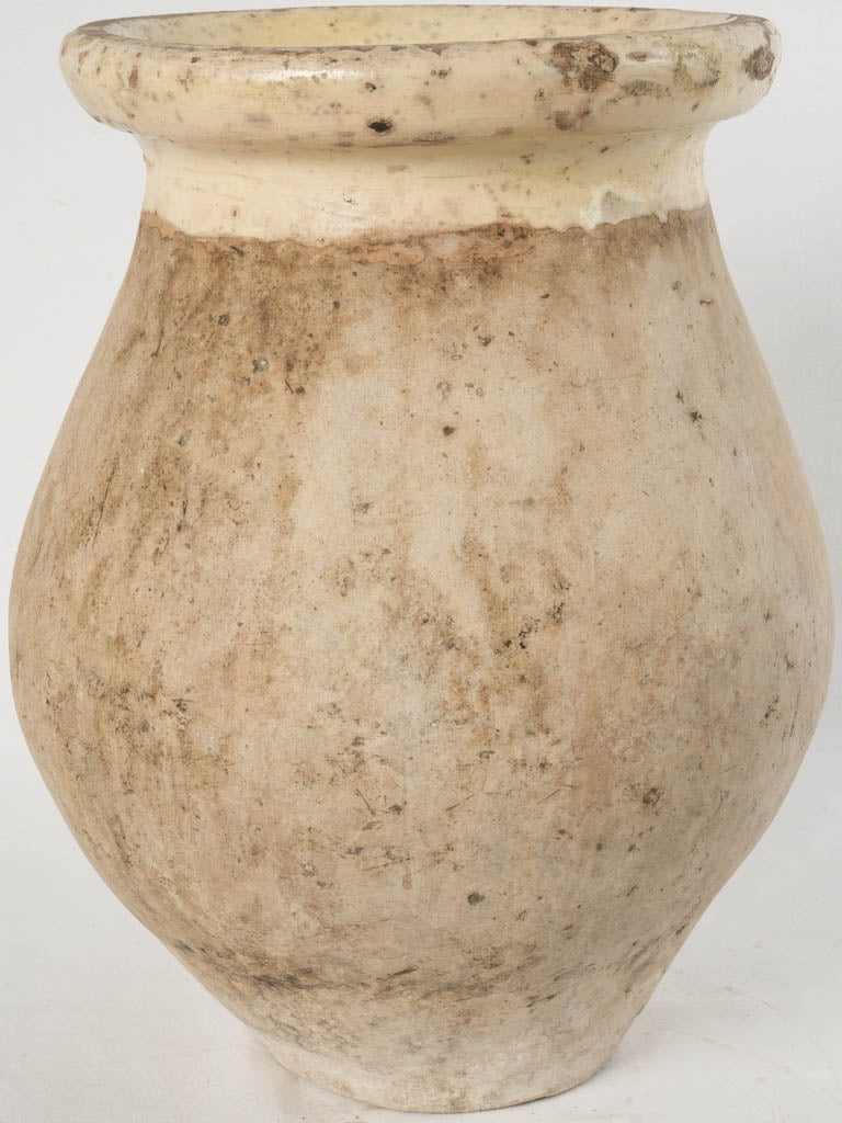 Small 19th-Century Provençal Biot Olive Jar 17¼"