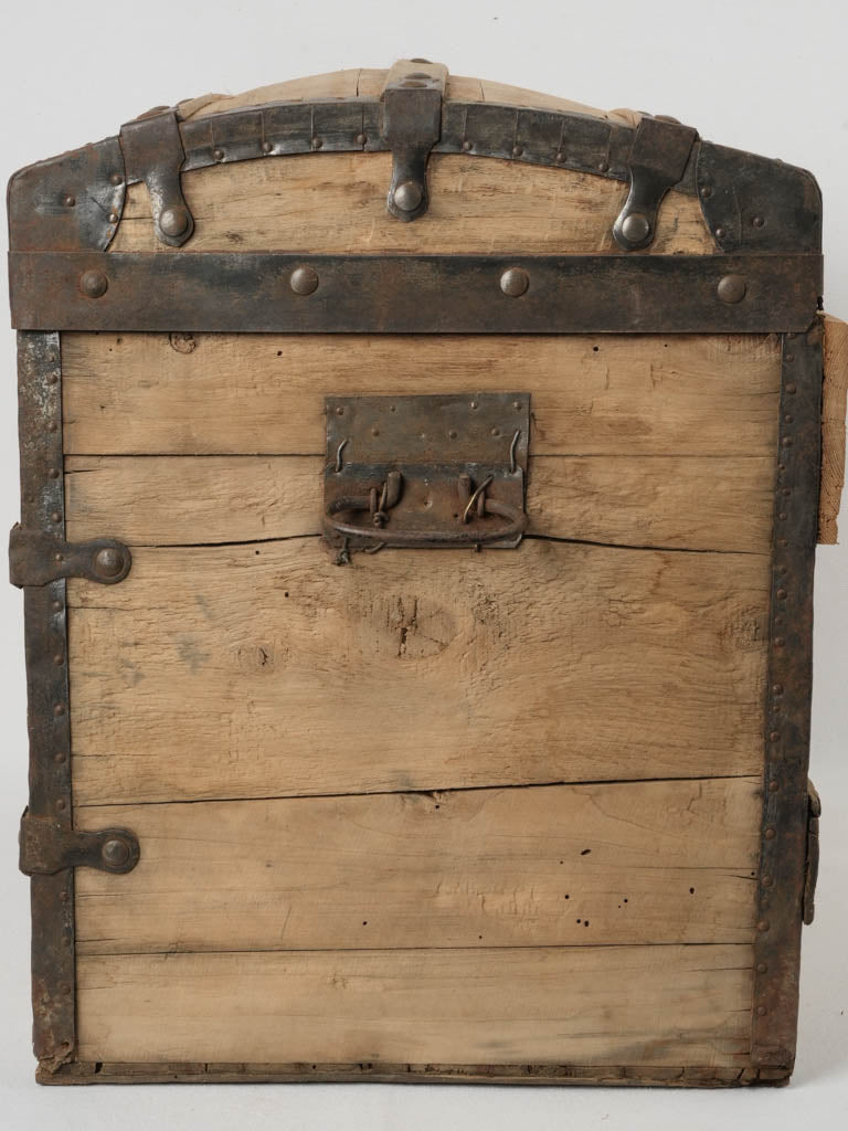 Antique, weathered French pine trunk