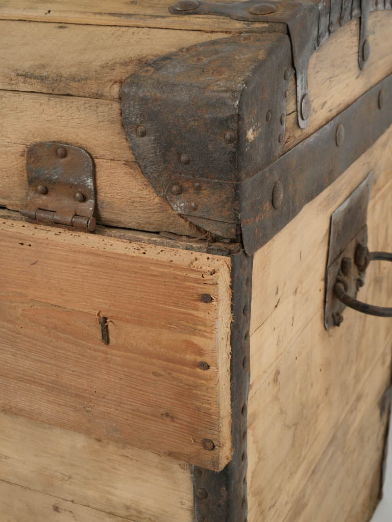 Charming, weathered French larch chest