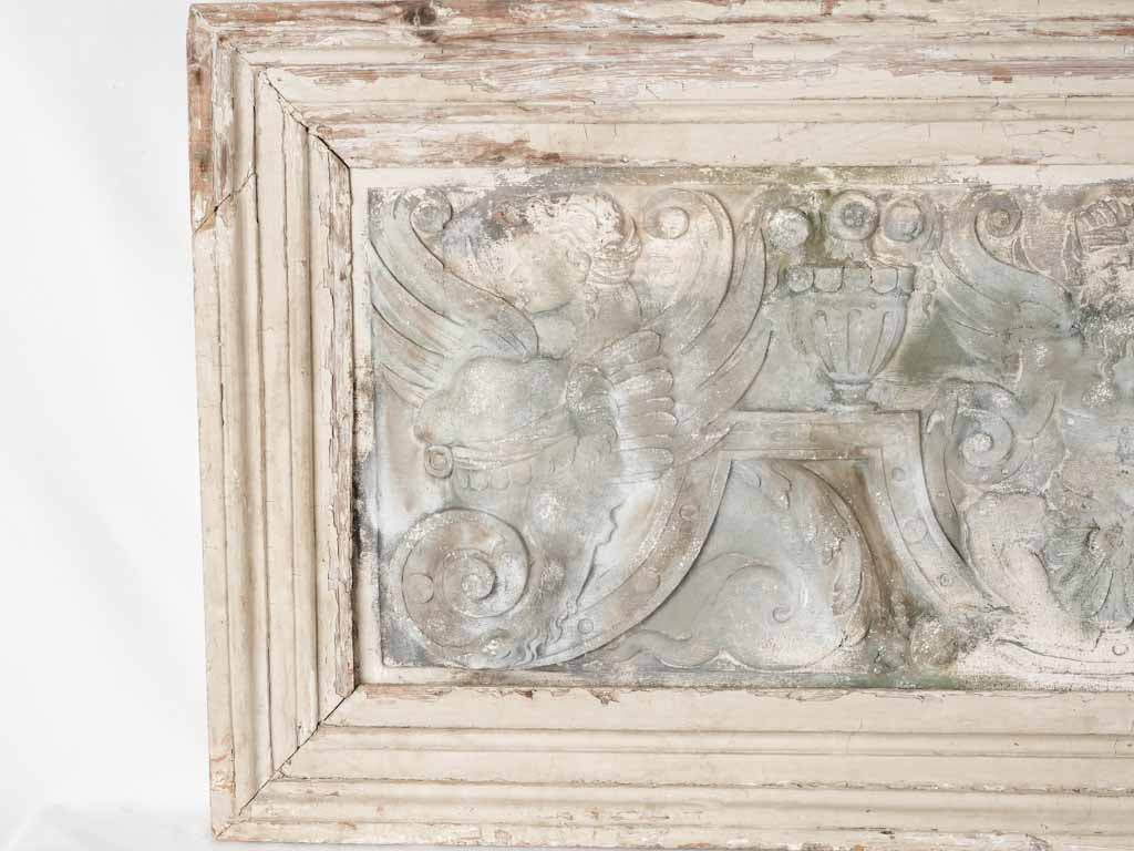 Original patina antique wall sculpture