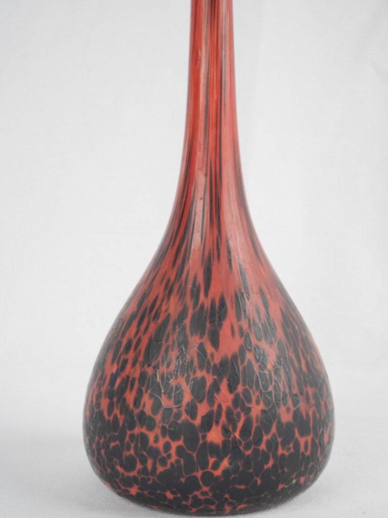 Artistic glass leopard pattern piece