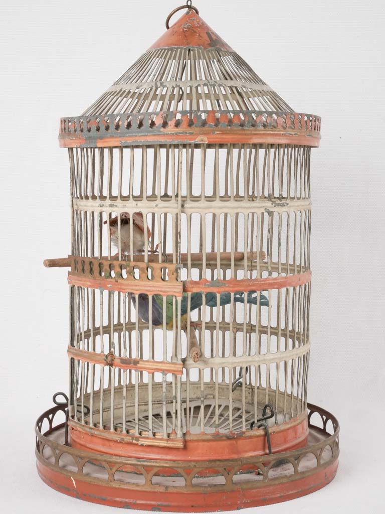 Small 19th century French birdcage 15"