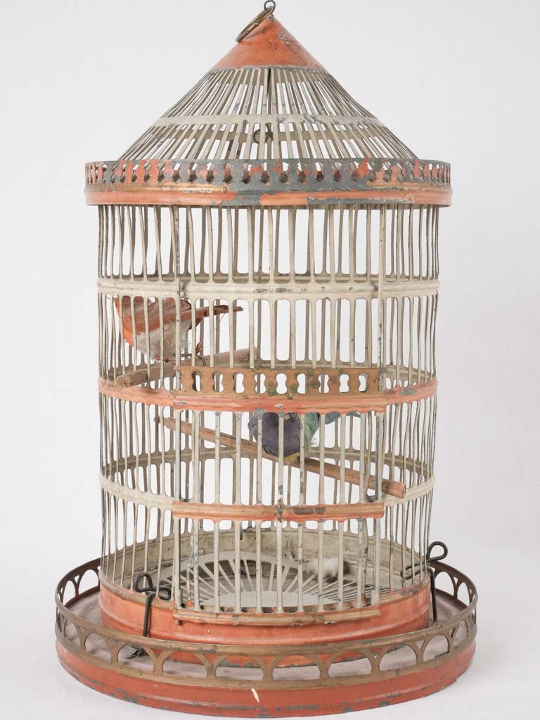 Small 19th century French birdcage 15"