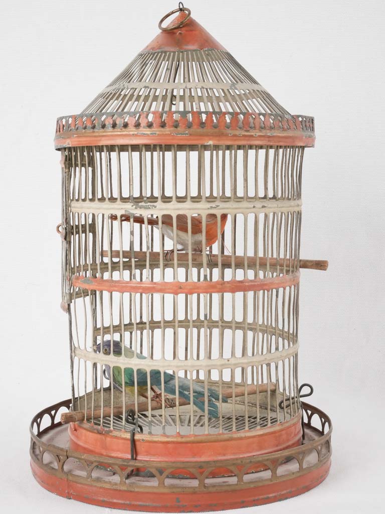 Small 19th century French birdcage 15"