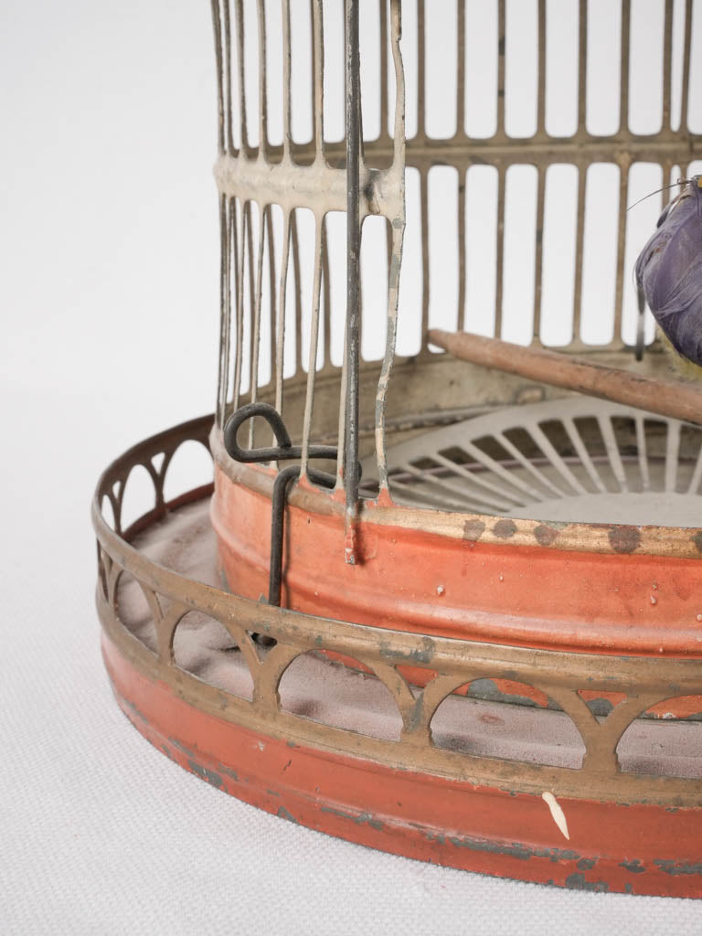 Small 19th century French birdcage 15"