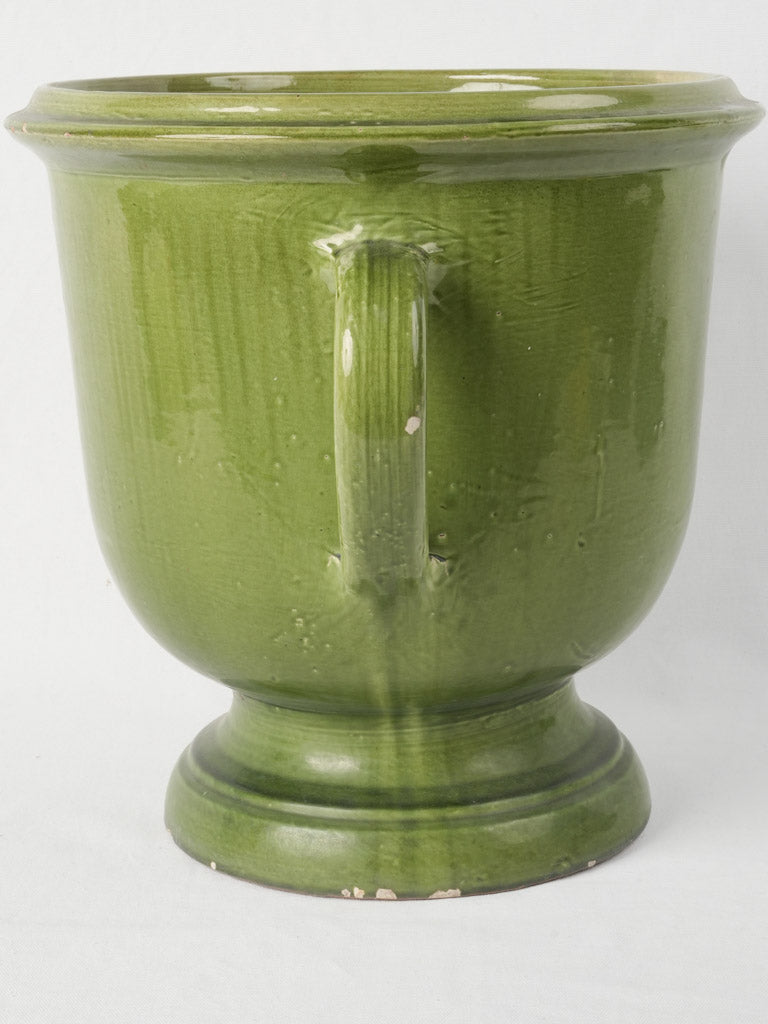 Classic Green Glazed Citrus Planter