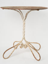 Rustic, Twisted Iron French Garden Table