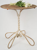 Charming, Antique Wrought Iron Side Table