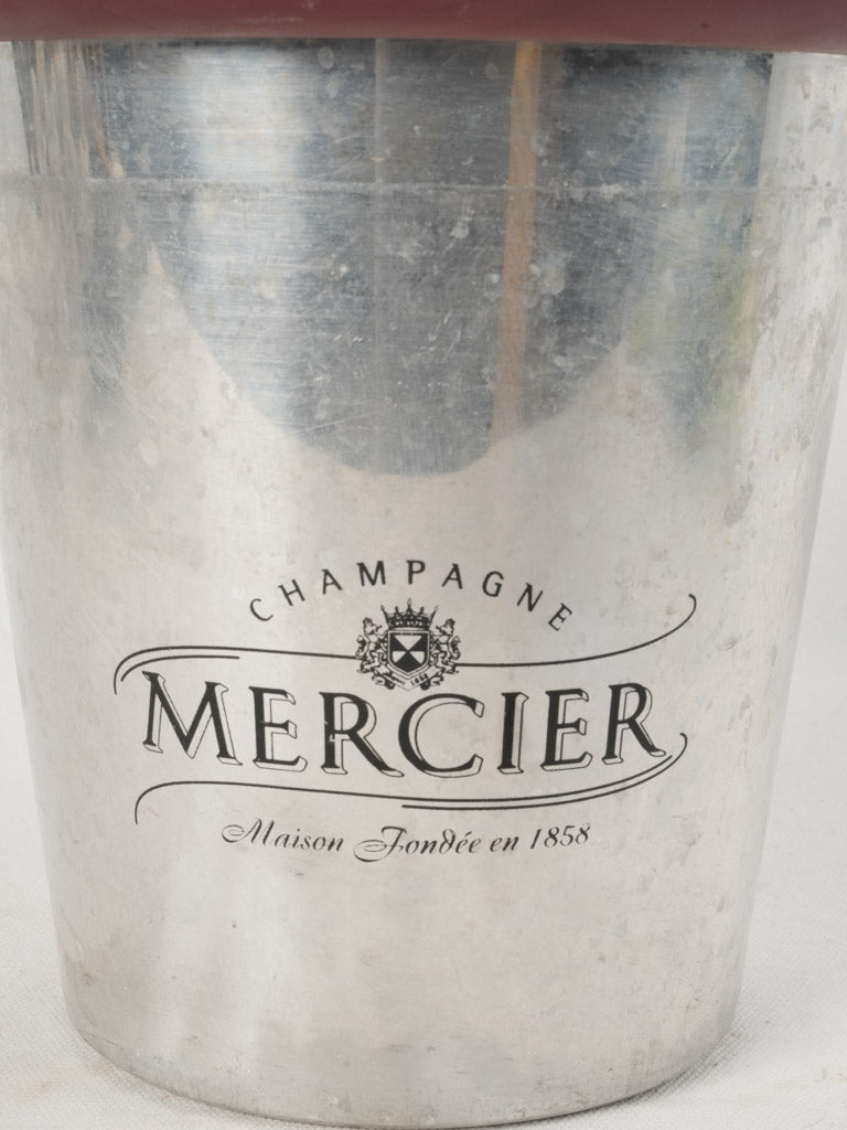 Vintage French Mercier Champagne Bucket 8¾"