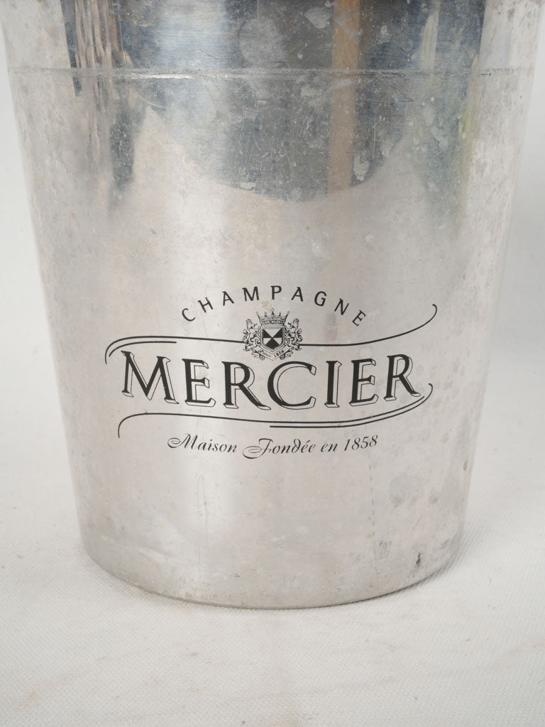 Vintage French Mercier Champagne Bucket 8¾"