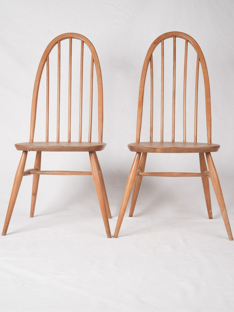 Set of four Ercol kitchen chairs