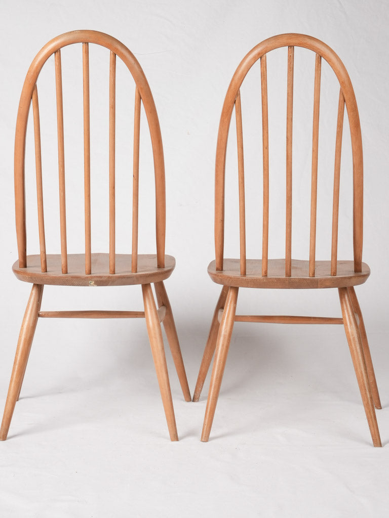 Set of four Ercol kitchen chairs