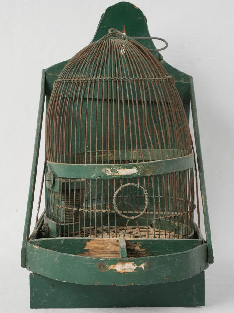 Aging, Wooden, French Birdcage