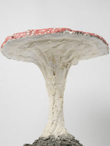 Charming vintage French weathered toadstool sculpture