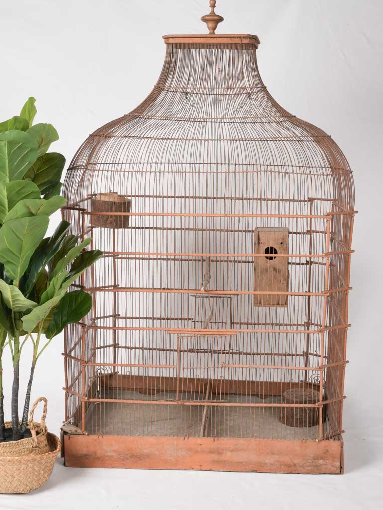 Large antique French birdcage 53¼"