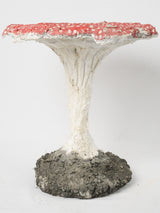 Aged French cement mushroom stool