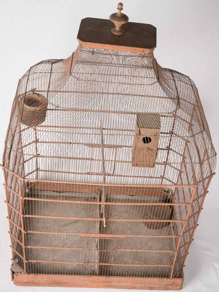 Large antique French birdcage 53¼"