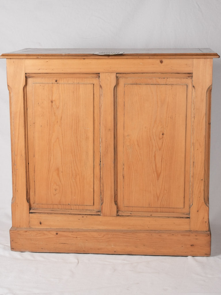 Rustic French pine retail counter