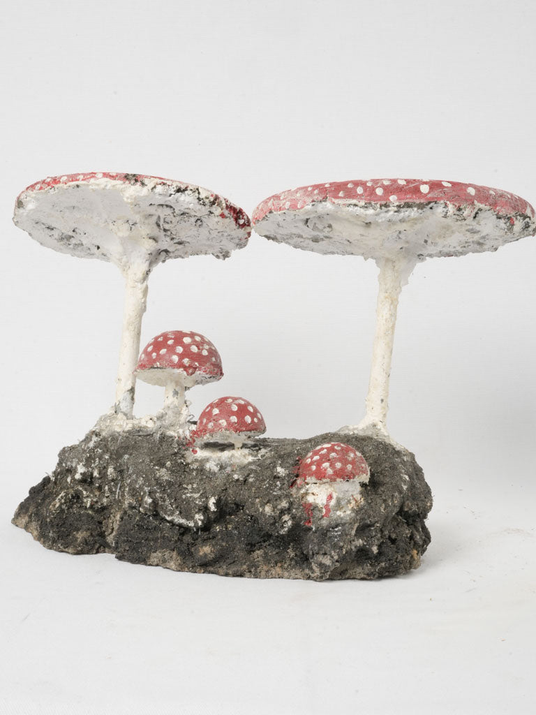 Charming Playful Red White Mushroom Decor