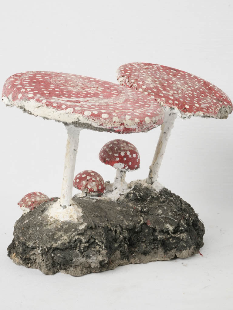 Delightful French Toadstool Garden Sculpture