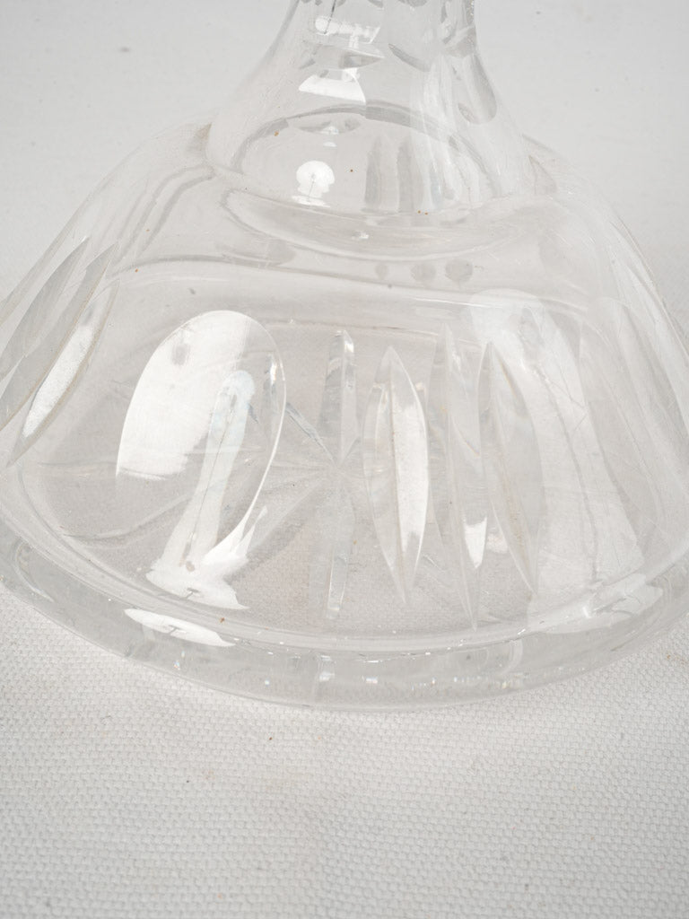 Early 20th-century glass decanter