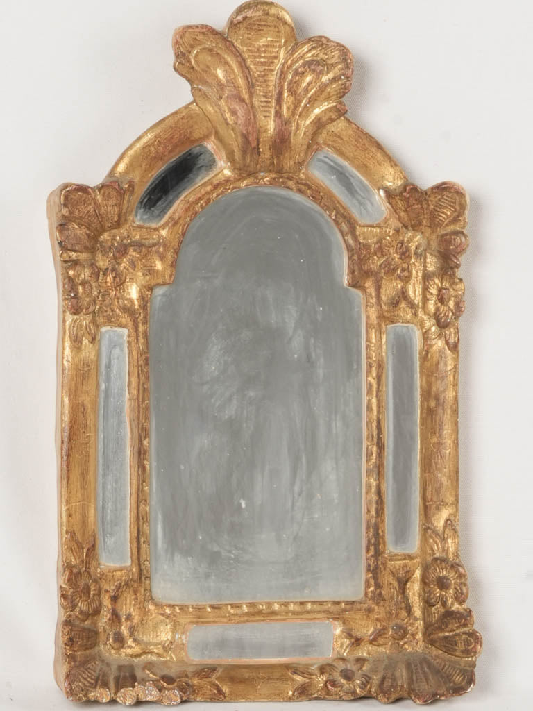 Antique French Louis XV Style "Parclose" Mirror - Early 19th Century 22" x 13½"