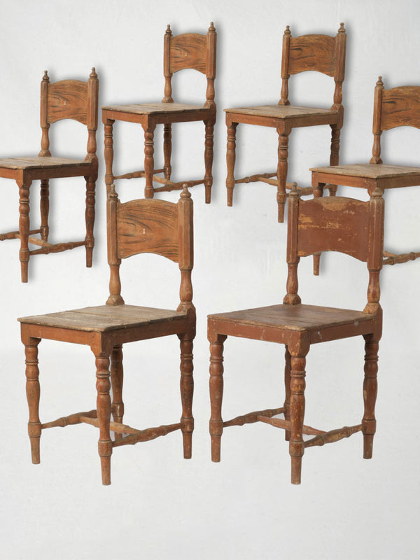 Vintage Swedish larch dining chairs