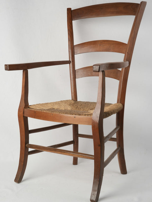 Antique French beechwood armchair