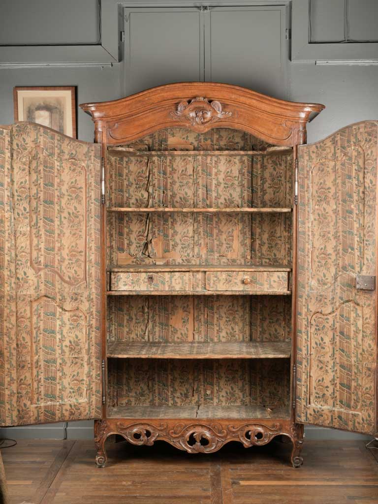 18th century French armoire - walnut 90½" x 59"