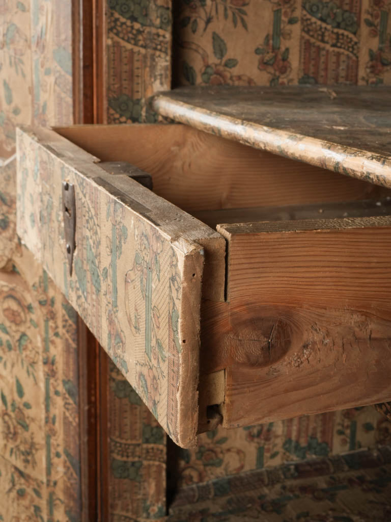 18th century French armoire - walnut 90½" x 59"