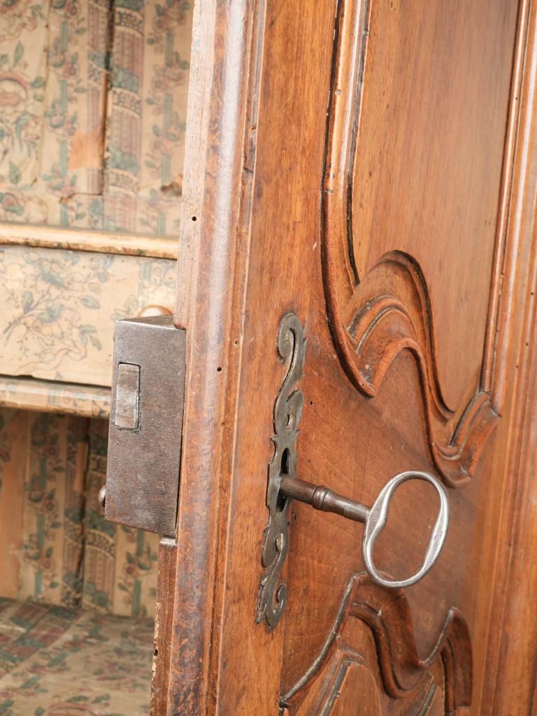 18th century French armoire - walnut 90½" x 59"