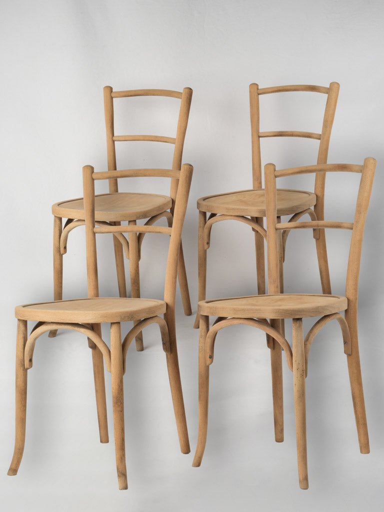 Vintage beechwood bistro chairs