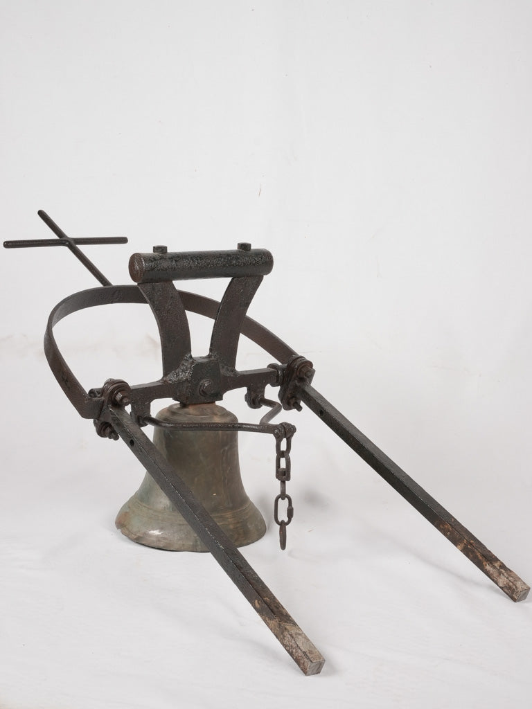 19th century French chapel bell 51½"