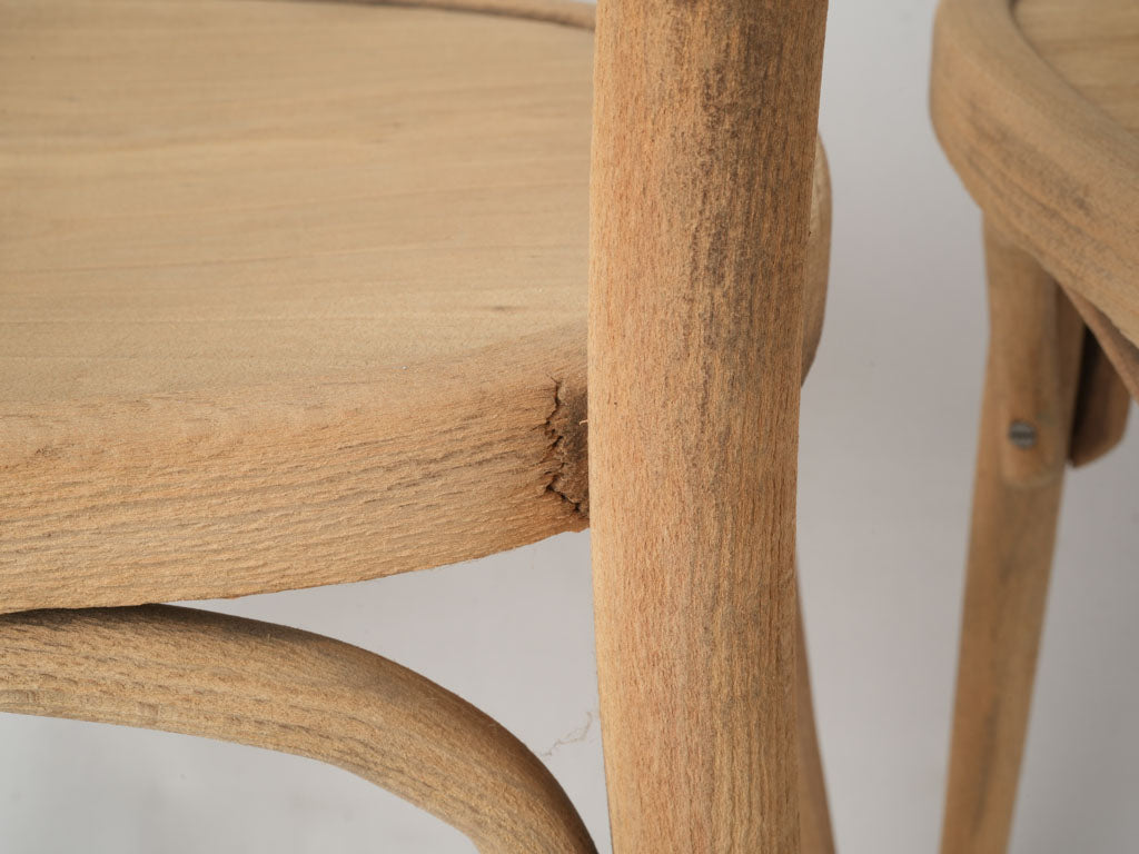 Timeless beechwood bistro chairs