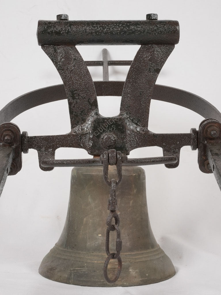 19th century French chapel bell 51½"