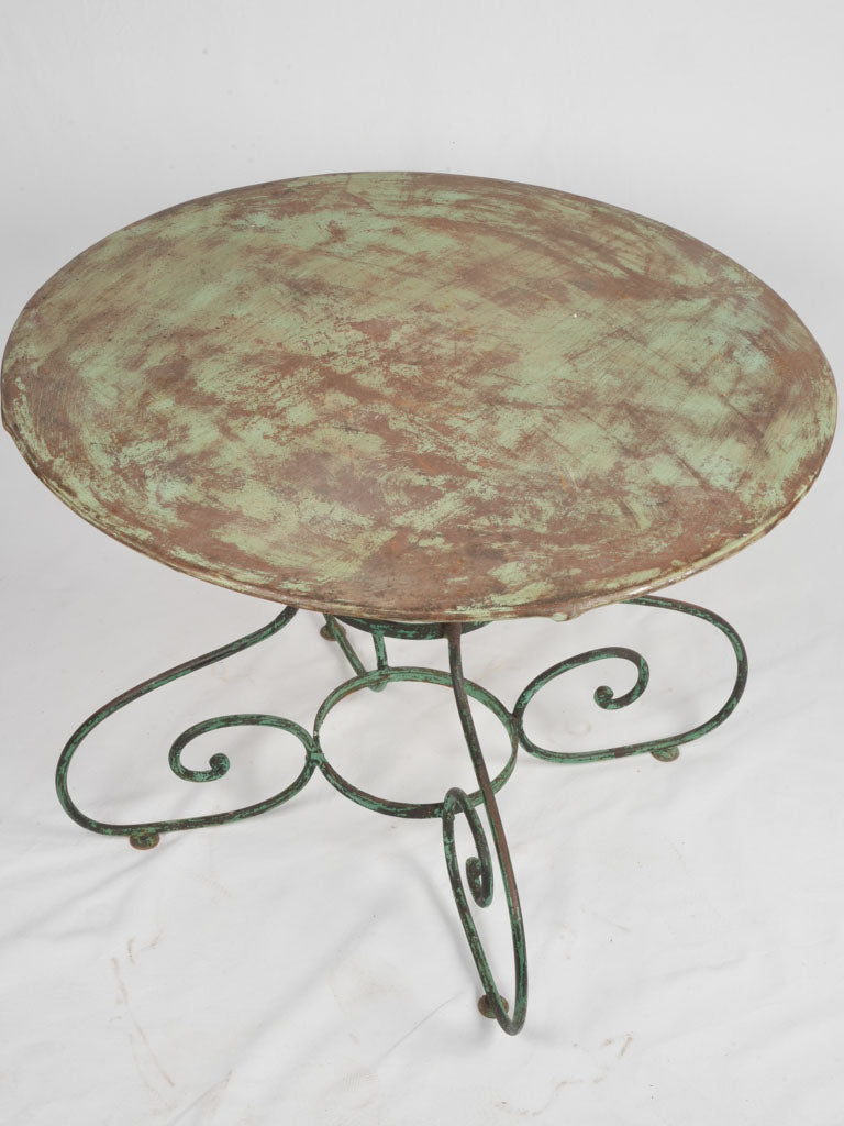 Vintage ornate French patio dining set