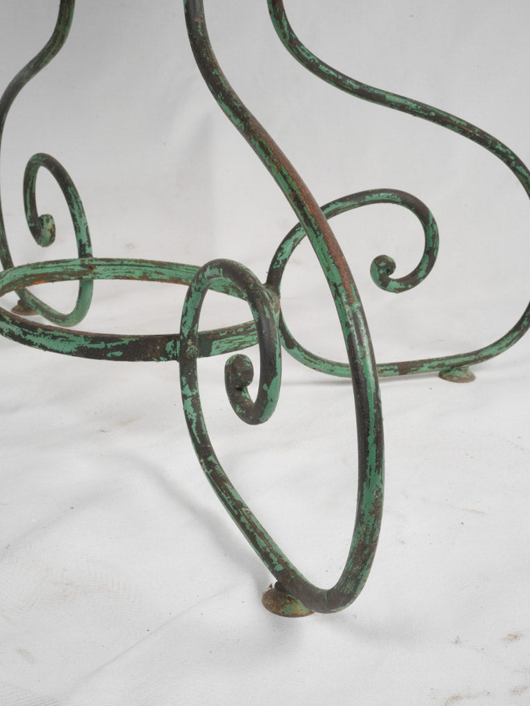 Weathered French garden bistro dining set