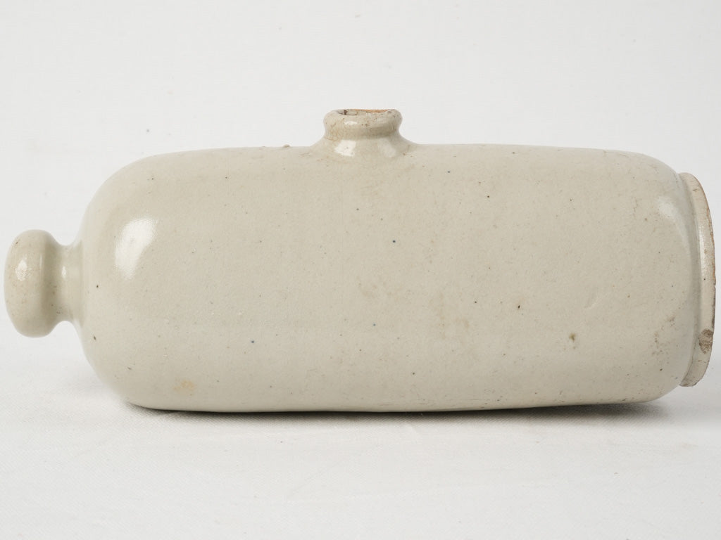 Delicate French stoneware hot water bottle