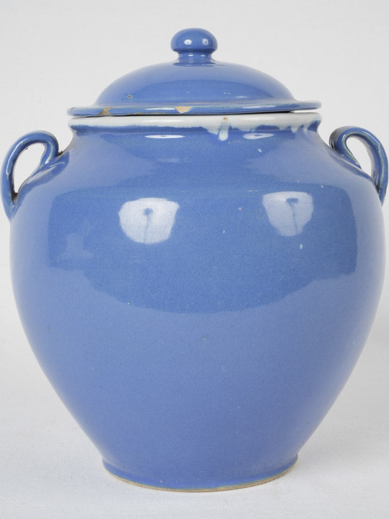 Beautiful Periwinkle Grease Pot